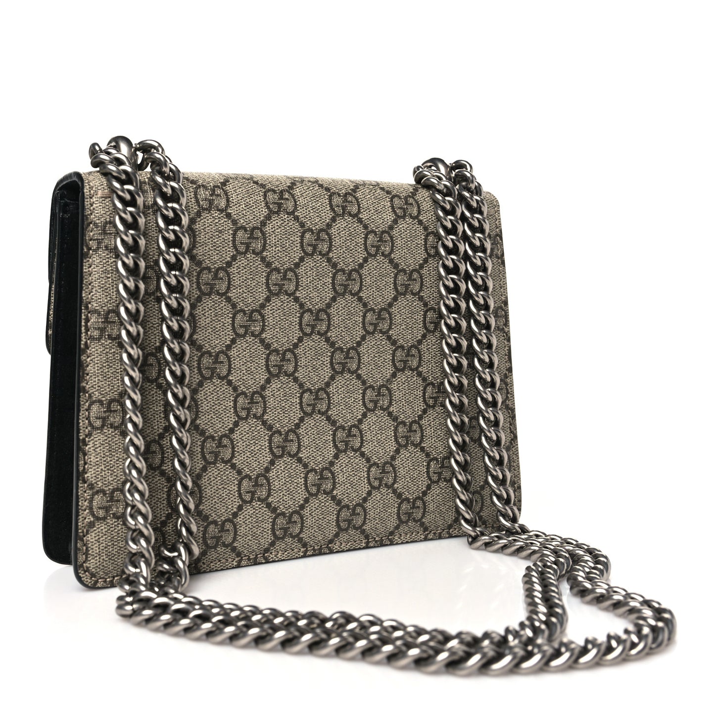 GG Supreme Monogram Mini Dionysus Shoulder Bag Black