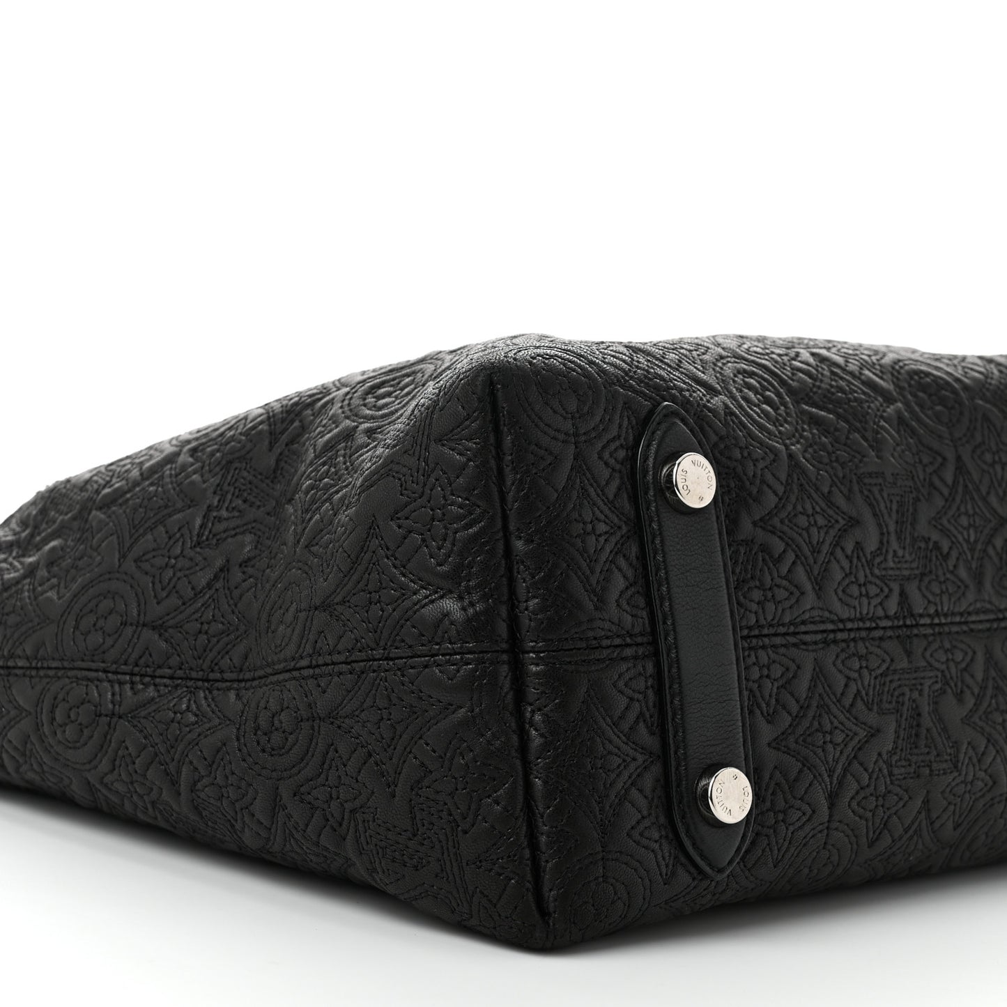 Monogram Lambskin Antheia Hobo PM Black