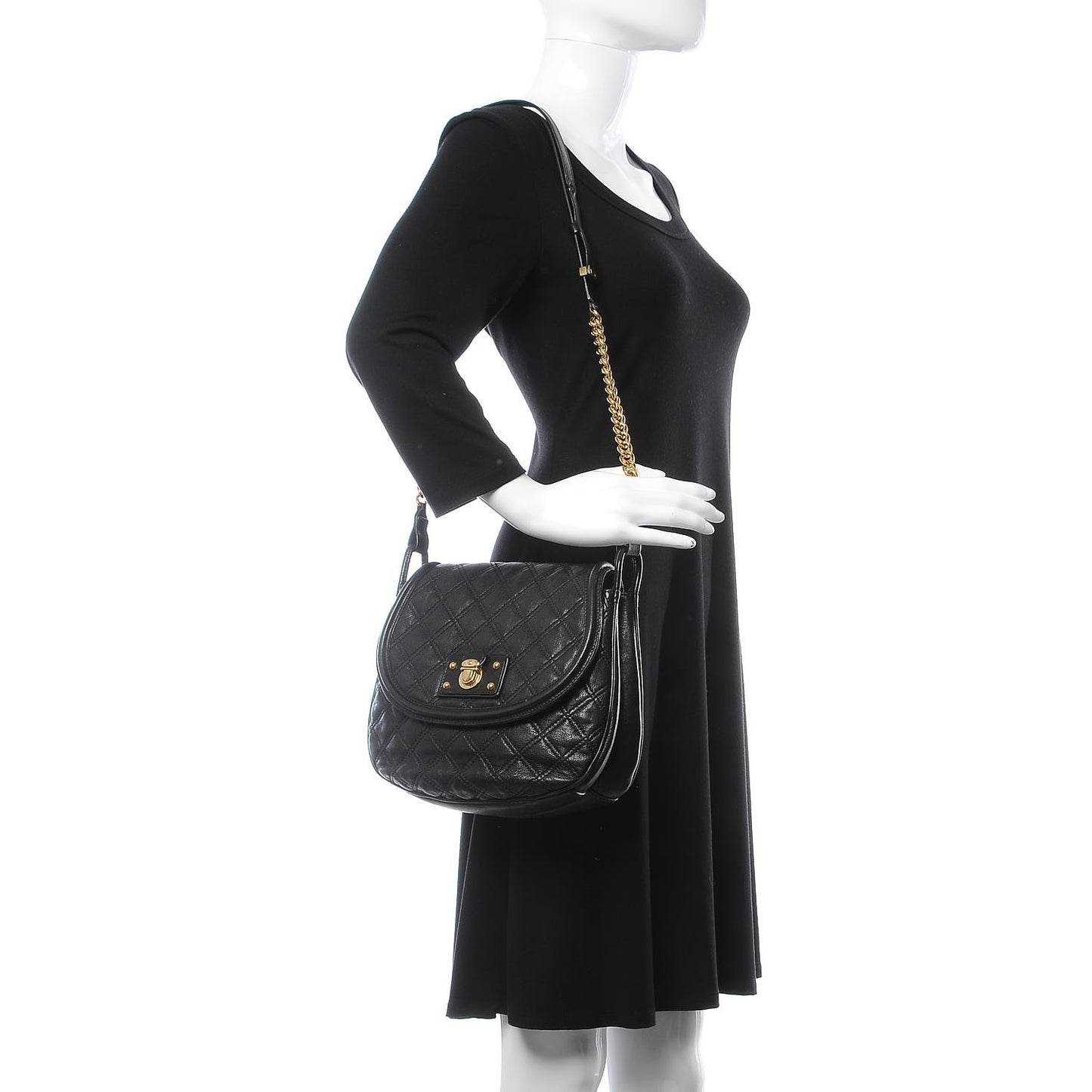 Lacquered Lambskin Cooper Black