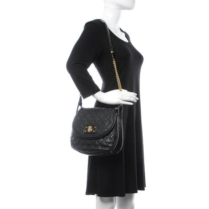 Marc Jacobs Lacquered Lambskin Cooper Black 2 of 12