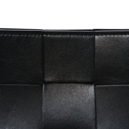 Bottega Veneta Calfskin Maxi Intrecciato Cassette Pouch On Strap Black 9 of 11