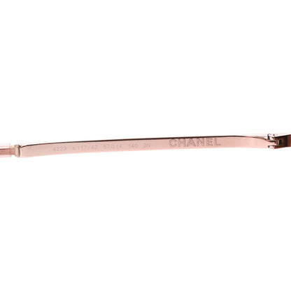 Chanel Metal Mirrored Pilot Summer Sunglasses 4223 Pink 5 of 8