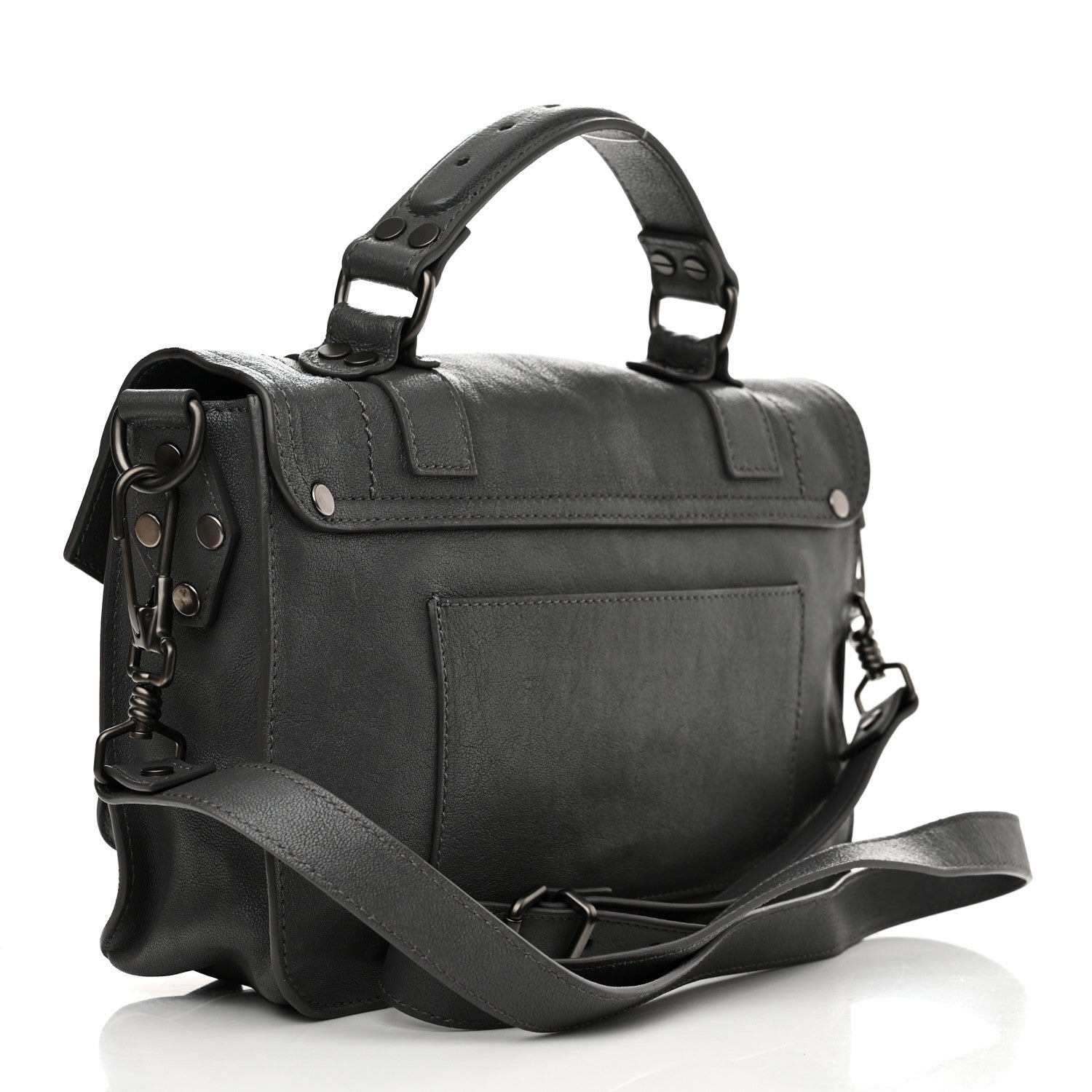 Proenza Schouler Lambskin Tiny PS1 Satchel Grey 3 of 10