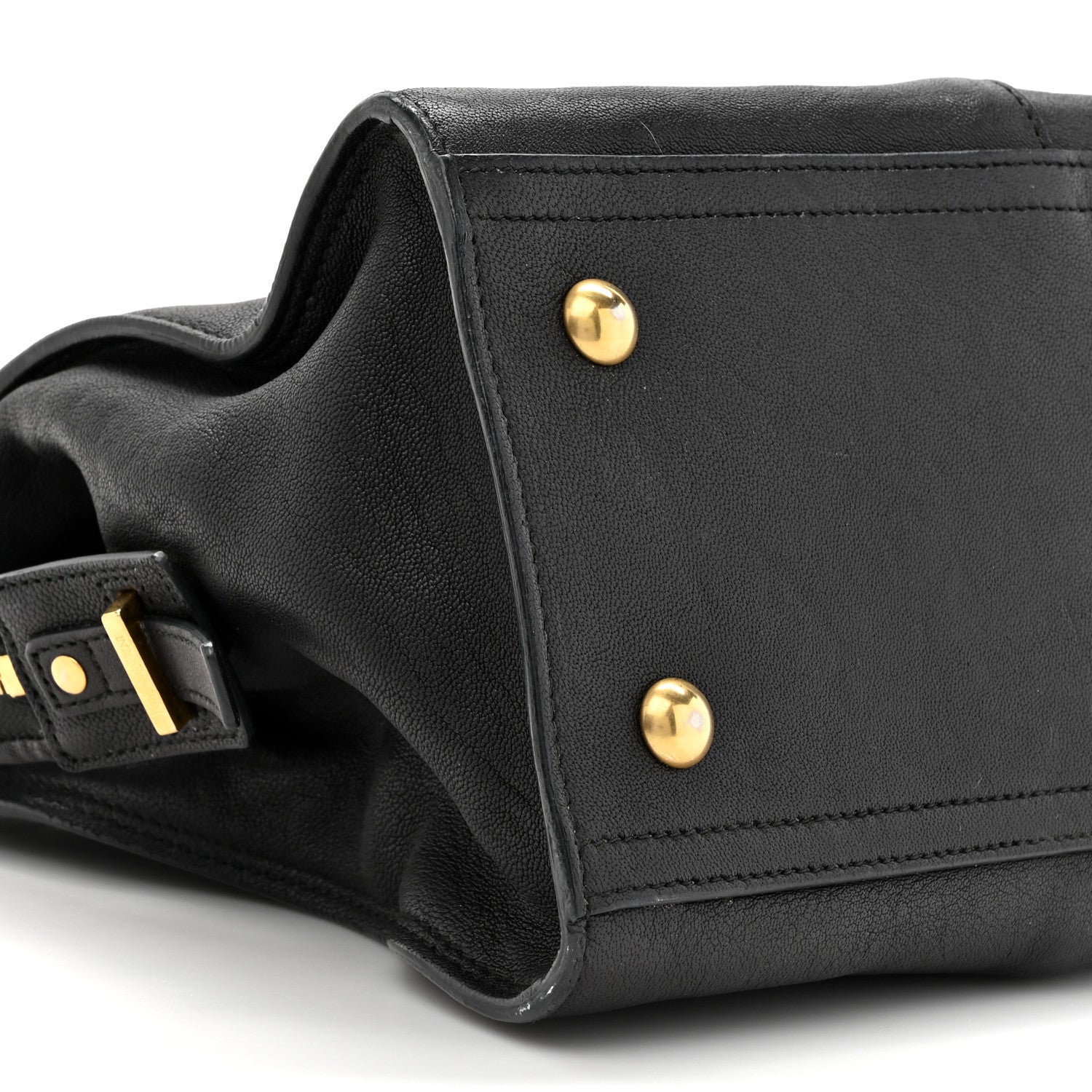 Saint Laurent Sheepskin Small Cabas Chyc Black 10 of 17