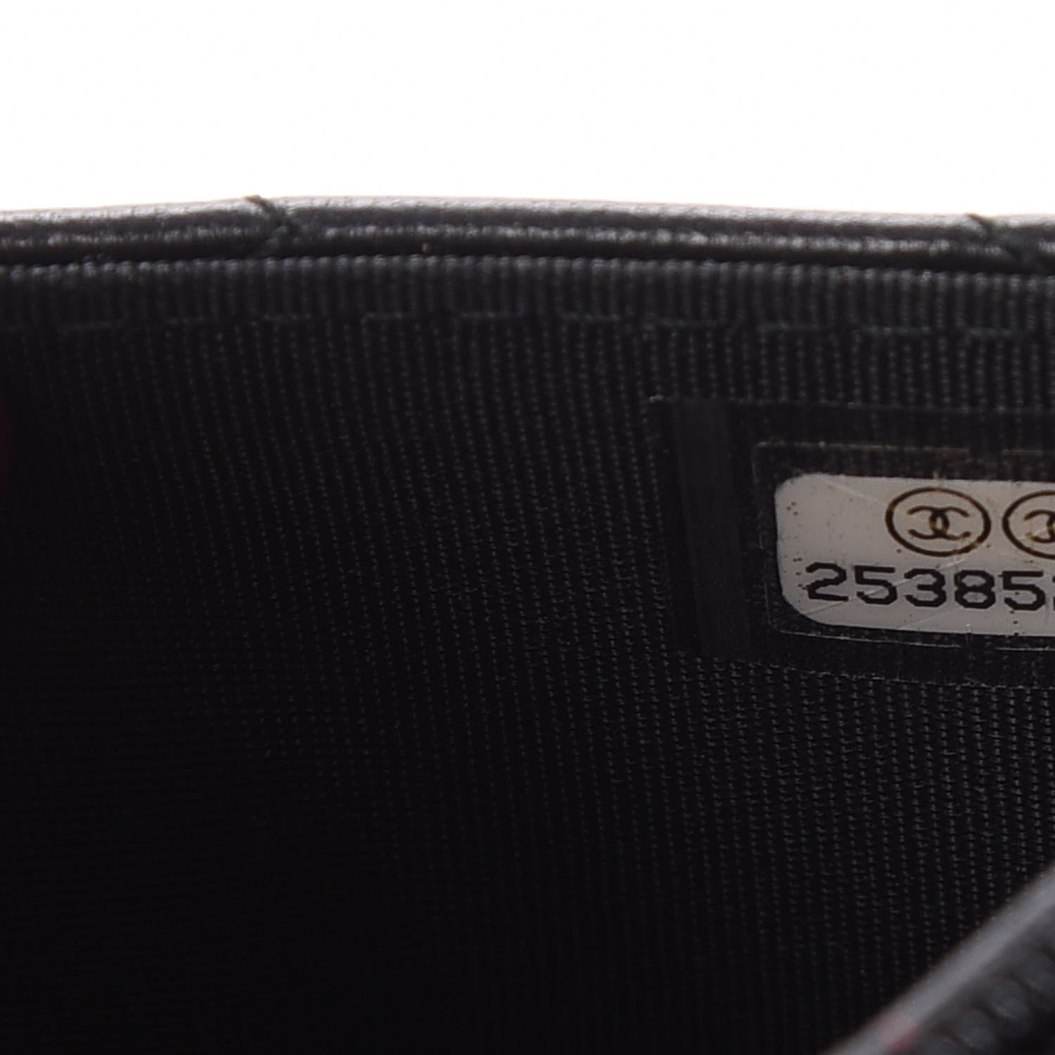 Chanel Lambskin Chevron Quilted Trendy CC Wallet On Chain WOC Black 9 of 9