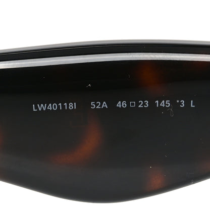 Loewe Acetate Inflated Cat-Eye Sunglasses LW40118I Tortoise 6 of 8