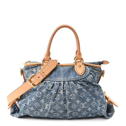 Louis Vuitton Denim Neo Cabby MM Blue 1 of 9