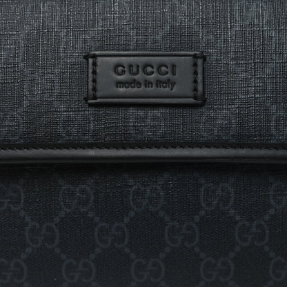 Gucci GG Supreme Monogram Web Slim Belt Bag Black Grey 8 of 11