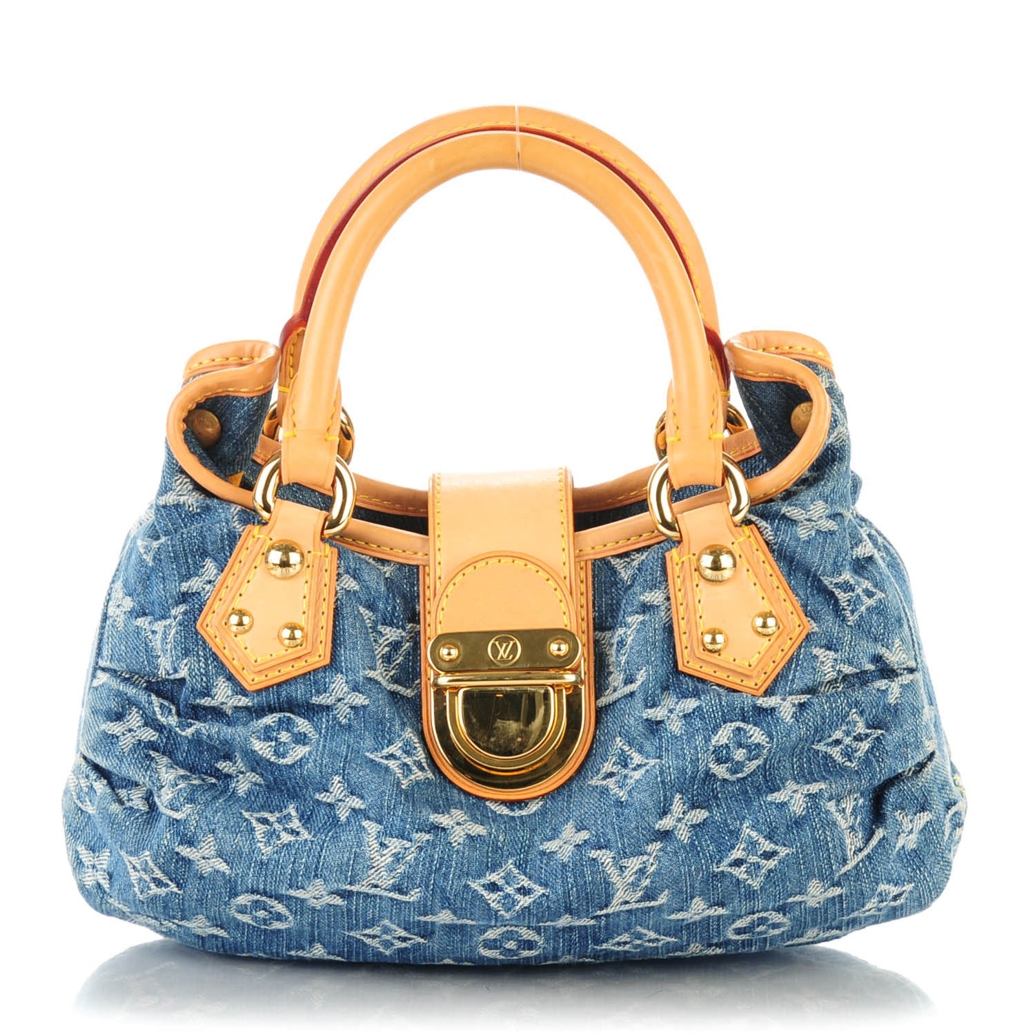 Louis Vuitton Monogram Denim Pleaty Blue 1 of 7