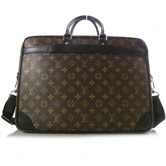 Louis Vuitton Monogram Macassar Porte-Documents Voyage GM 1 of 9