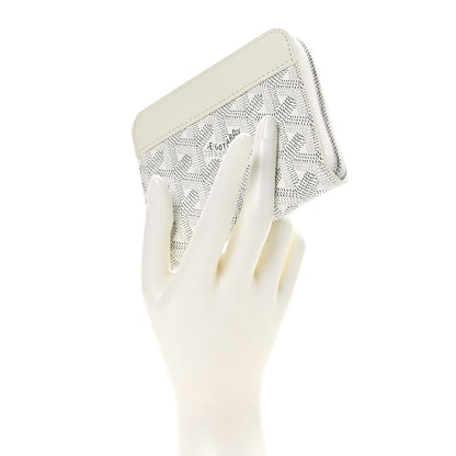 Goyard Goyardine Matignon PM Wallet White 2 of 9