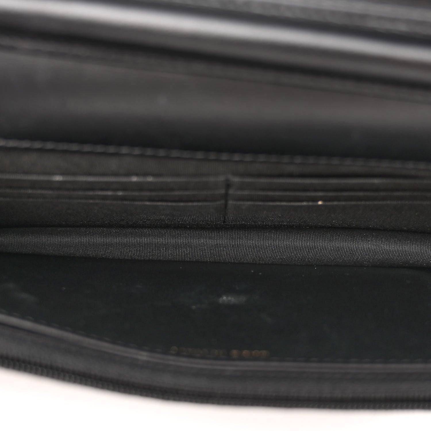 Chanel Caviar Quilted CC Filigree Wallet On Chain WOC Black 5 of 10