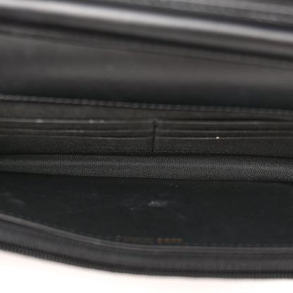 Chanel Caviar Quilted CC Filigree Wallet On Chain WOC Black 5 of 10