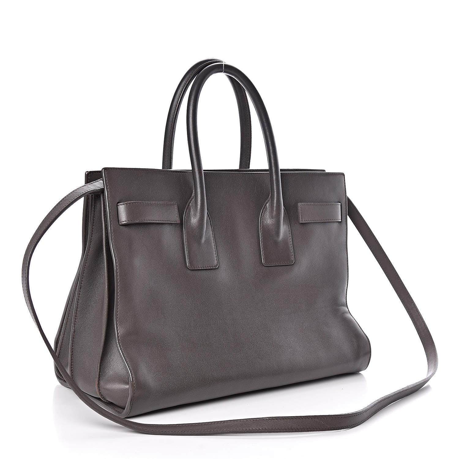 Saint Laurent Calfskin Small Sac De Jour Fog 3 of 11