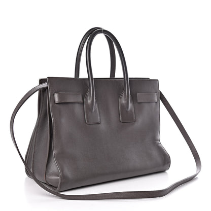 Saint Laurent Calfskin Small Sac De Jour Fog 3 of 11