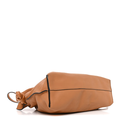 Loewe Nappa Calfskin Medium Flamenco Knot Clutch Warm Desert 3 of 8