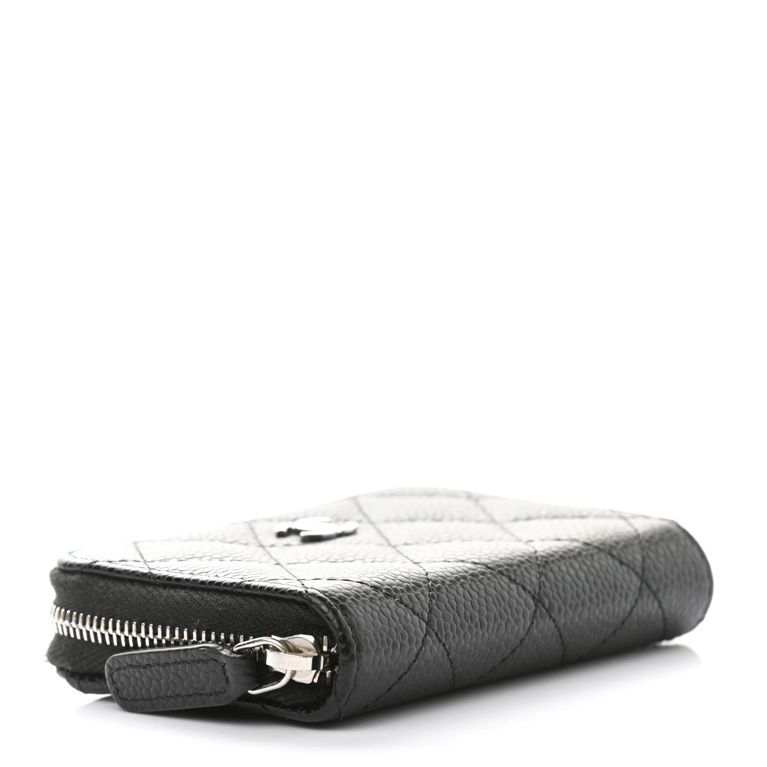 Chanel Caviar Quilted Classic Zipped Coin Purse Black 4 of 8