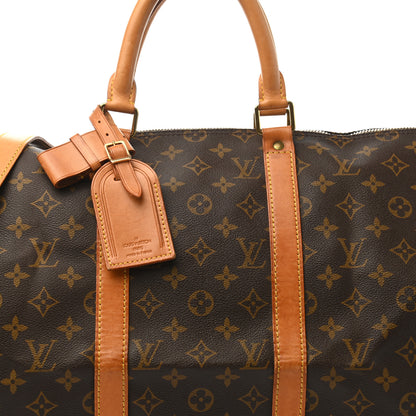 Louis Vuitton Monogram Keepall Bandouliere 50 14 of 14