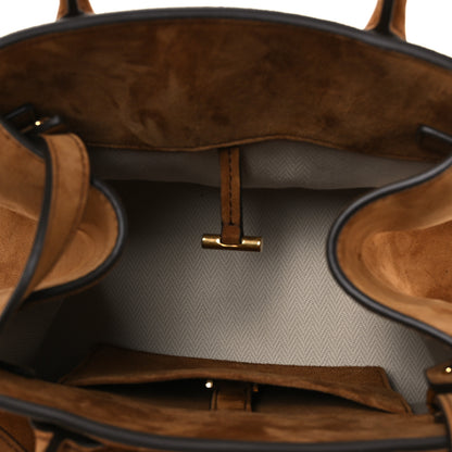 The Row Suede Soft Margaux 10 Bag Cider Ang 5 of 9