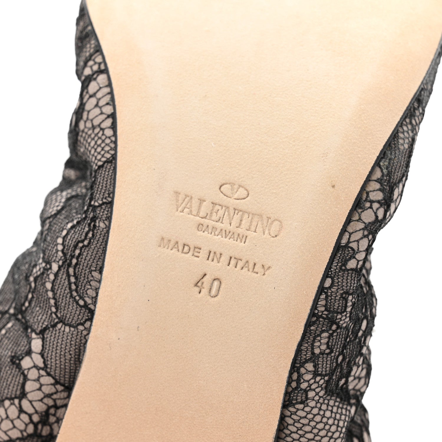 Valentino Garavani Lace Ballerina Flats 40 Black 7 of 10