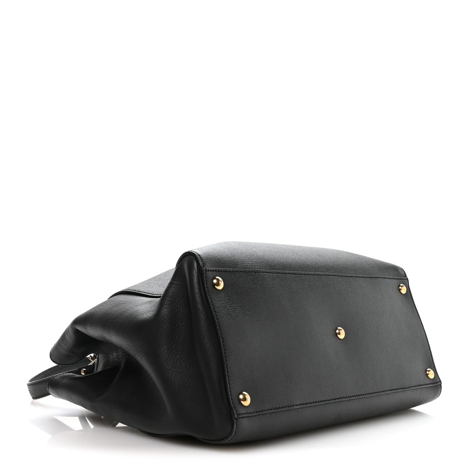 Fendi Vitello Elite Regular 2Jours Tote Black 4 of 11