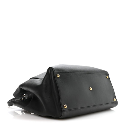 Fendi Vitello Elite Regular 2Jours Tote Black 4 of 11