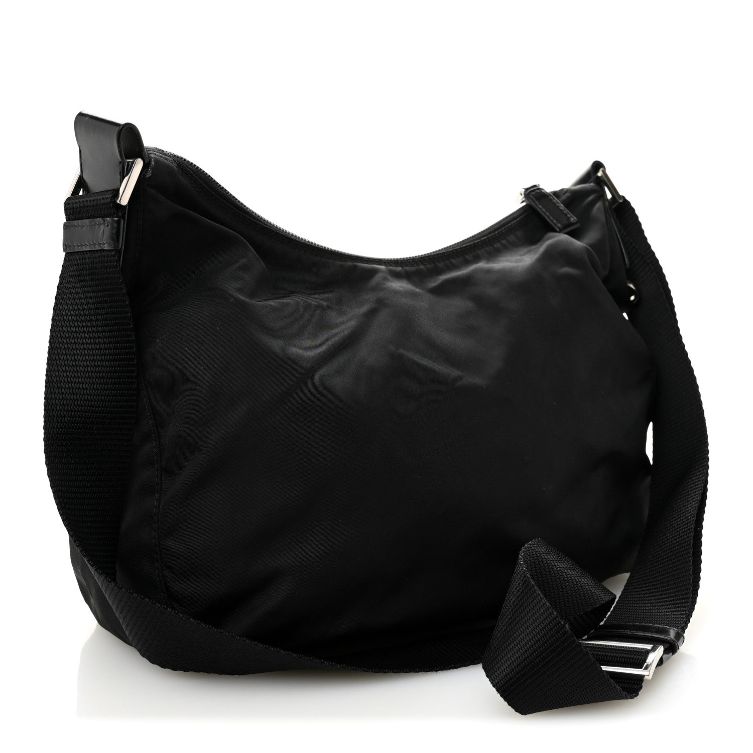 Prada Tessuto Nylon Messenger Bag Black 3 of 13