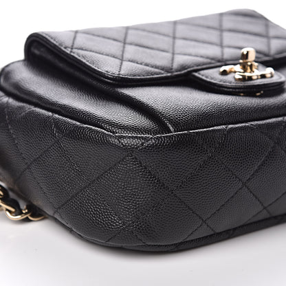 Chanel Caviar Quilted CC Day Camera Case Black 8 of 13