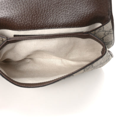 Gucci GG Supreme Monogram Textured Dollar Calfskin Blondie Belt Bag 90 36 Beige Ebony New Acero 5 of 10