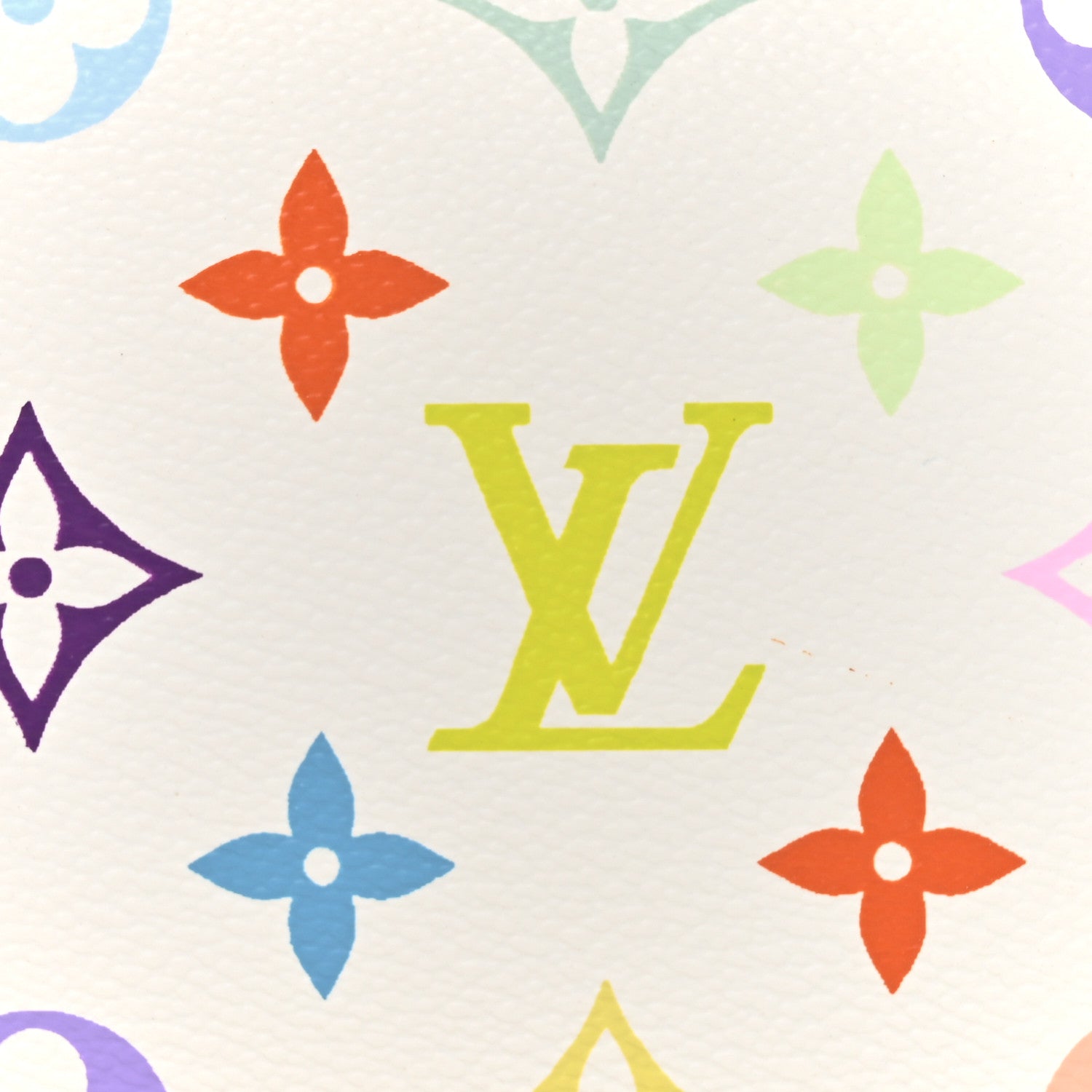 Louis Vuitton Monogram Multicolor Pochette Accessories White 8 of 11
