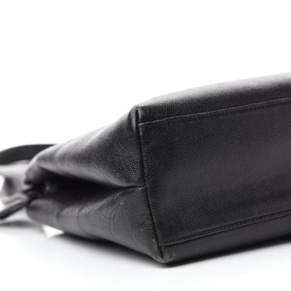 Chanel Caviar Small Shopping Tote Black 6 of 19