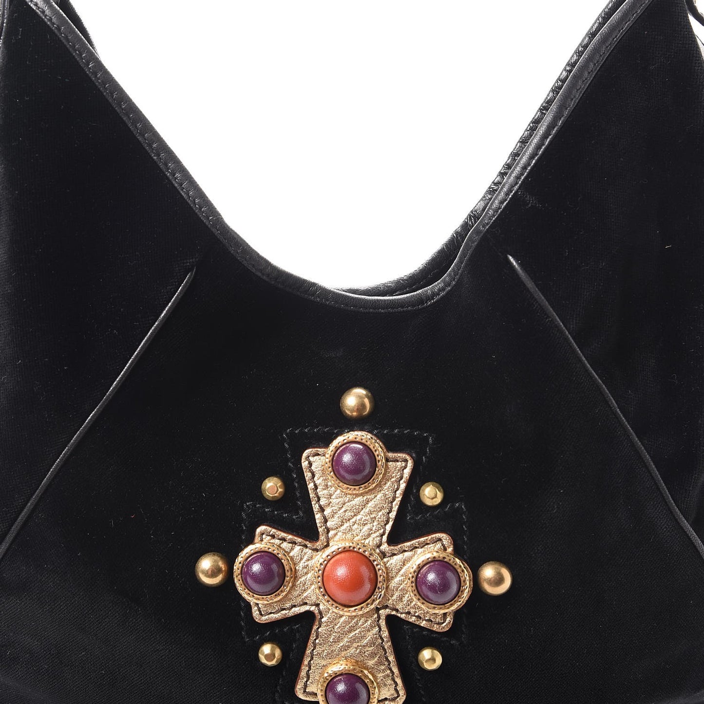 Velvet Beaded Mombasa Black