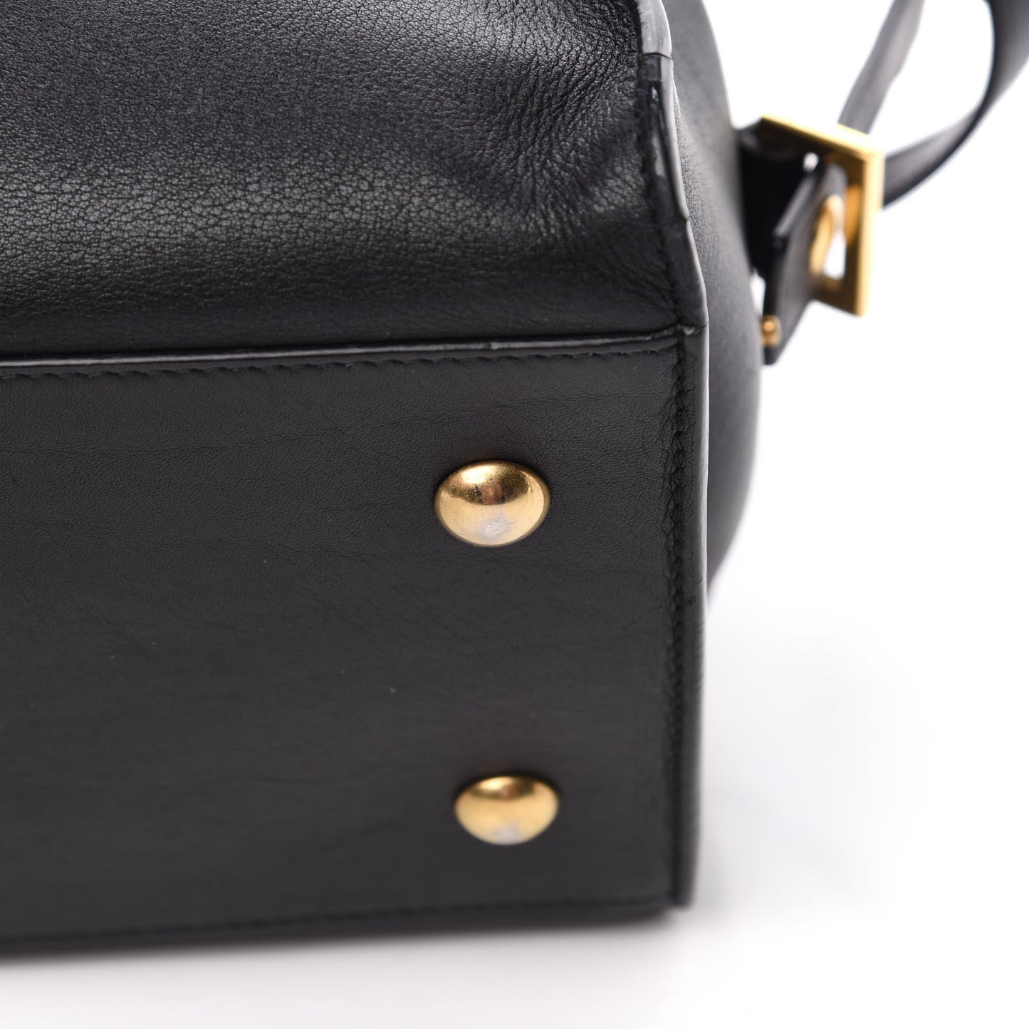 Calfskin Small Classic Y Cabas Navy Blue