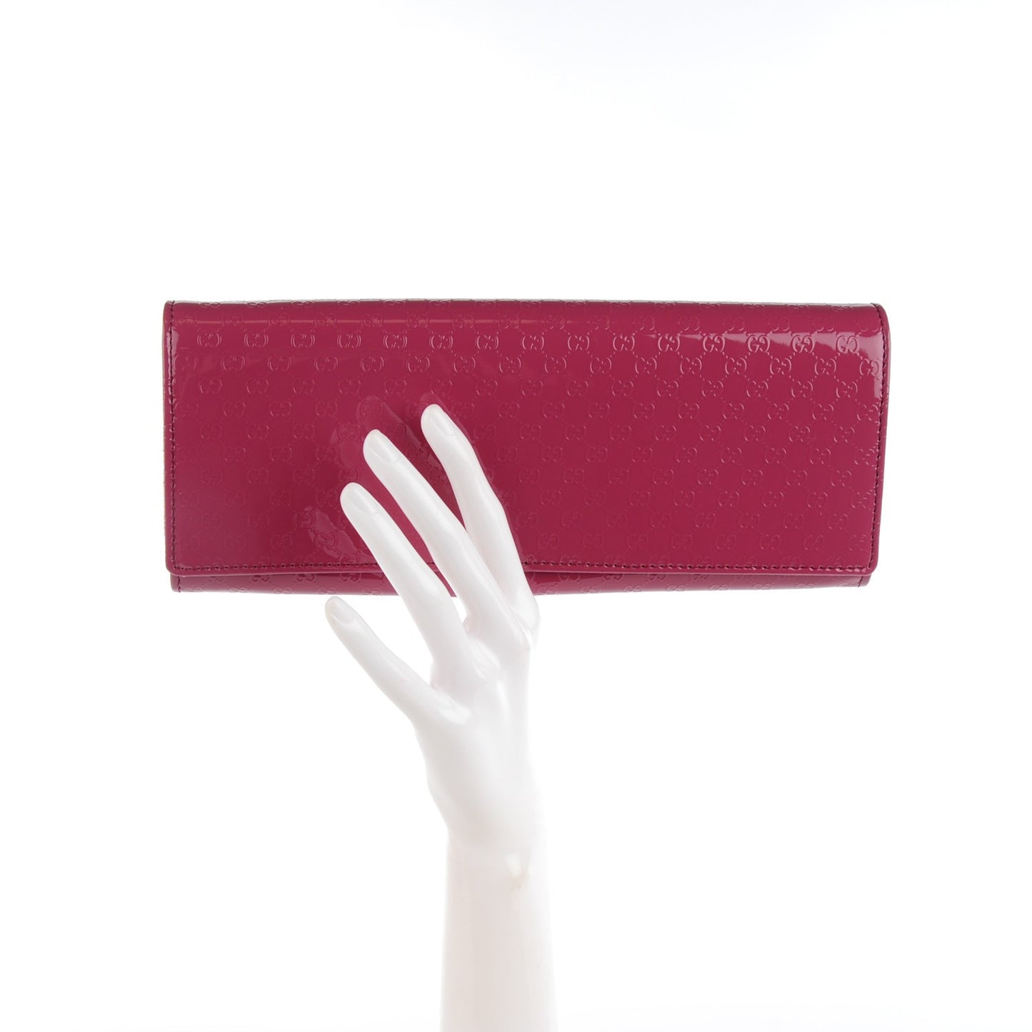 Patent Microguccissima Small Broadway Clutch Peonia Flower