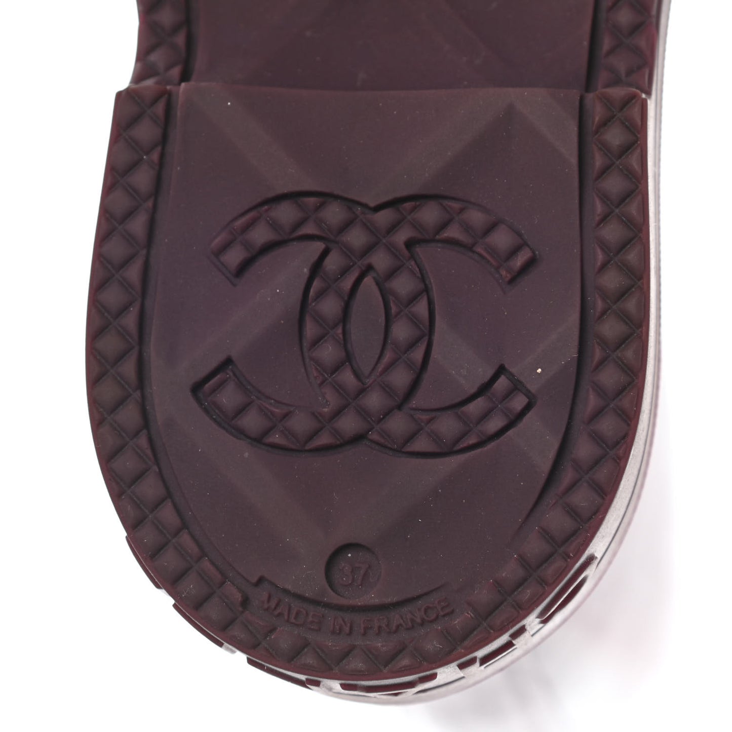 Caoutchouk CC High Boots 37 Dark Purple