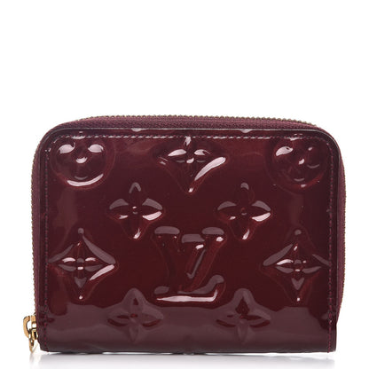 Louis Vuitton Vernis Zippy Coin Purse Wallet Rouge Fauviste 1 of 8