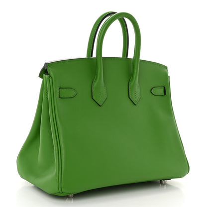 Hermes Swift Birkin 25 Vert Yucca 4 of 14