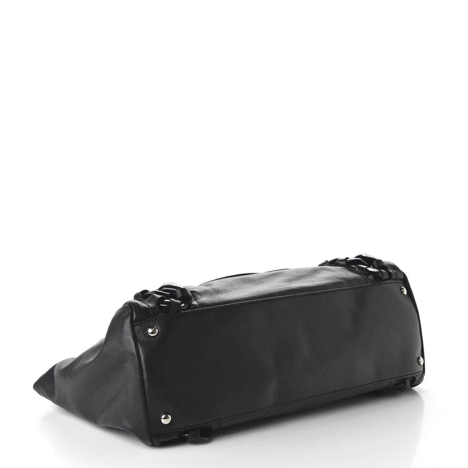 Chanel Calfskin Modern Chain Rhodoid East West Tote Black 4 of 10