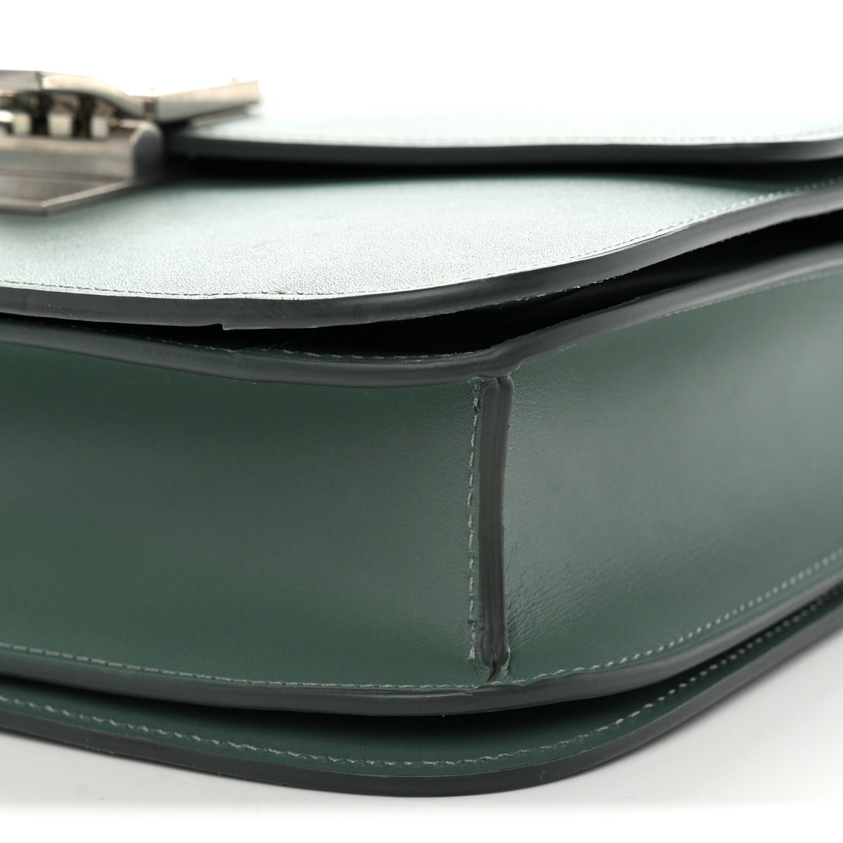 Celine Box Calfskin Medium Classic Box Flap Bag Celadon 10 of 13