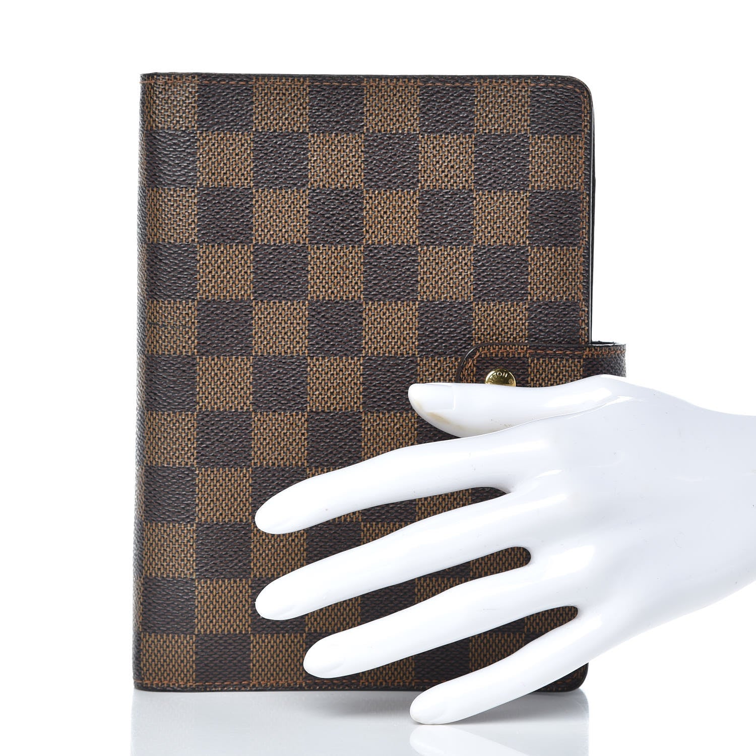 Louis Vuitton Damier Ebene Medium Ring Agenda Cover 2 of 9