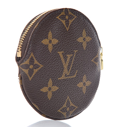 Louis Vuitton Monogram 2019 Christmas Animation Round Coin Purse Blue 3 of 8