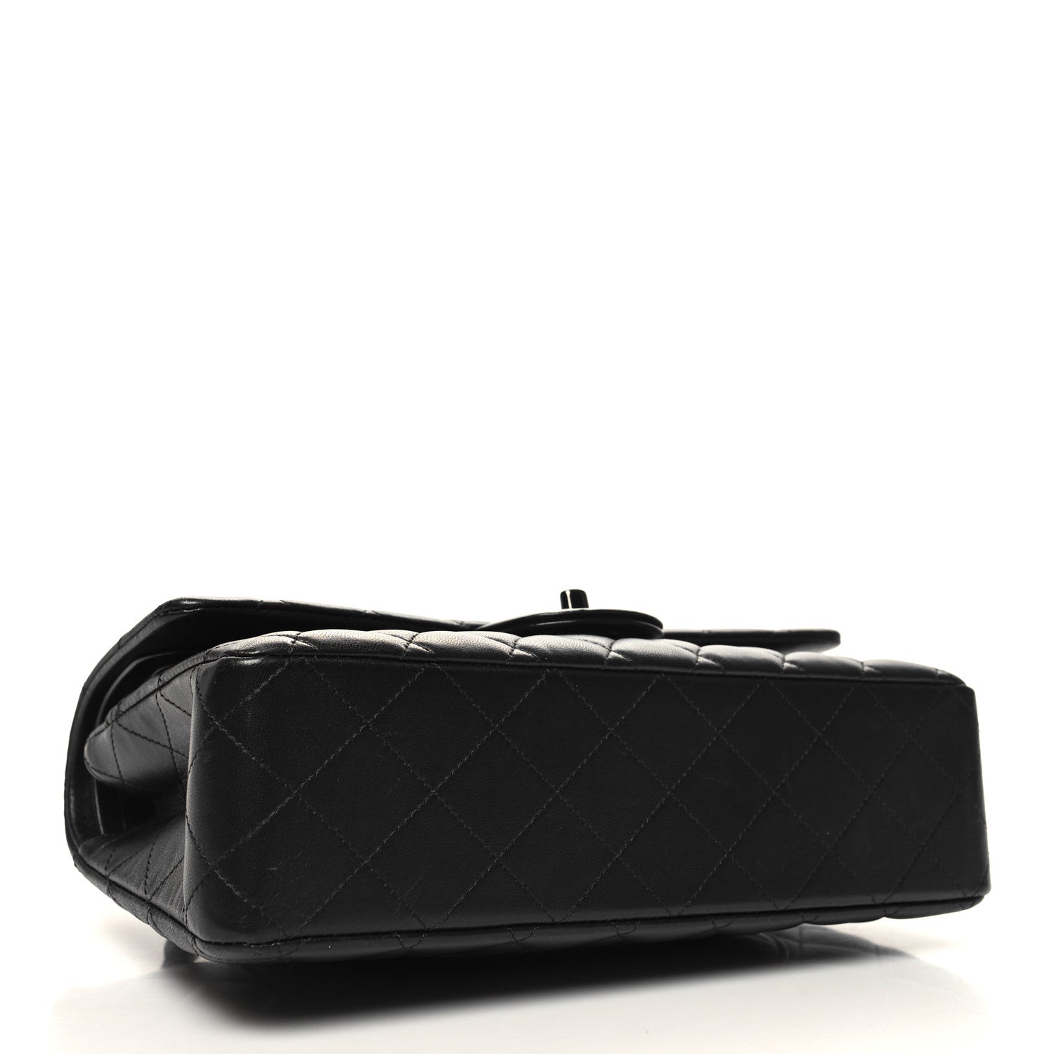 Chanel Lambskin Quilted Medium Double Flap So Black 4 of 11