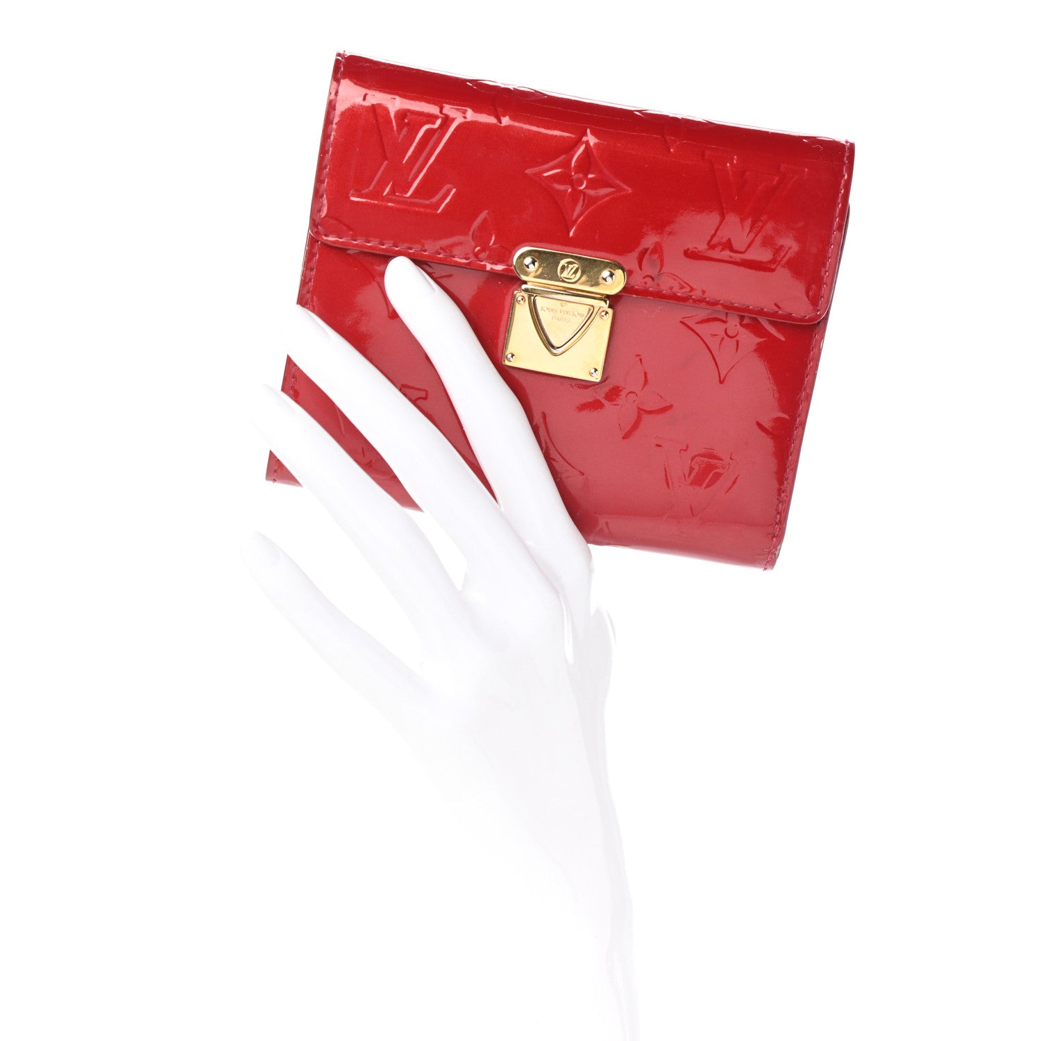 Louis Vuitton Vernis Koala Wallet Pomme D'Amour 2 of 6