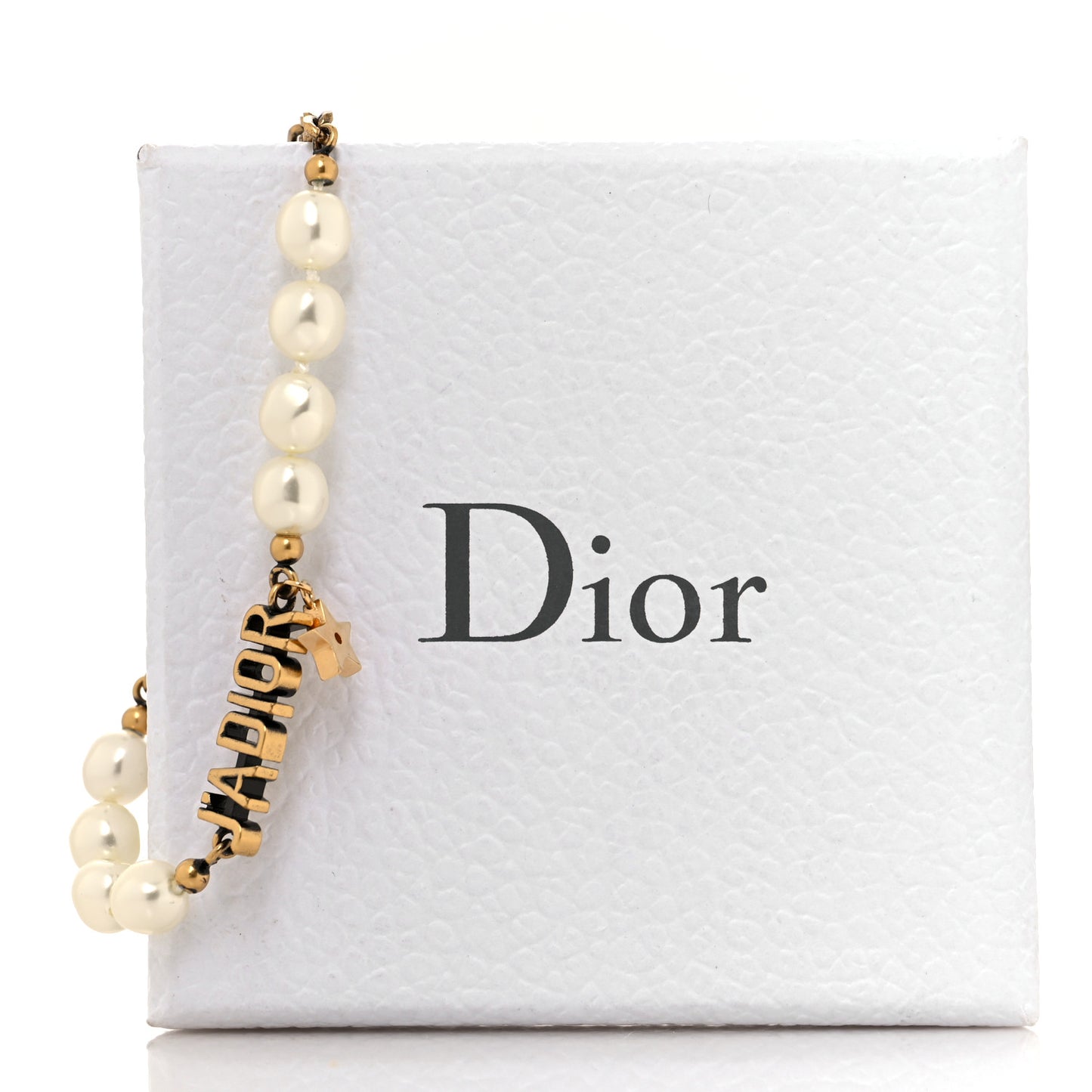 Metal Pearl J'Adior Bracelet Gold