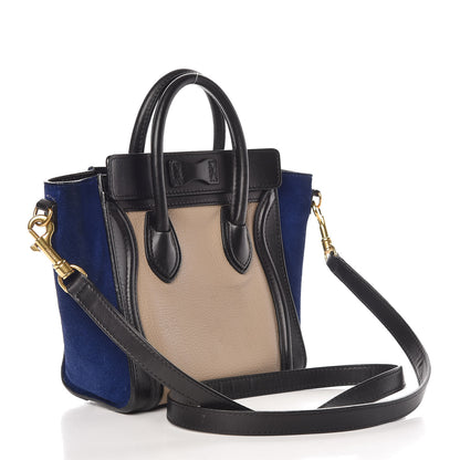Celine Smooth Drummed Calfskin Nano Tri-Color Luggage Beige 4 of 22