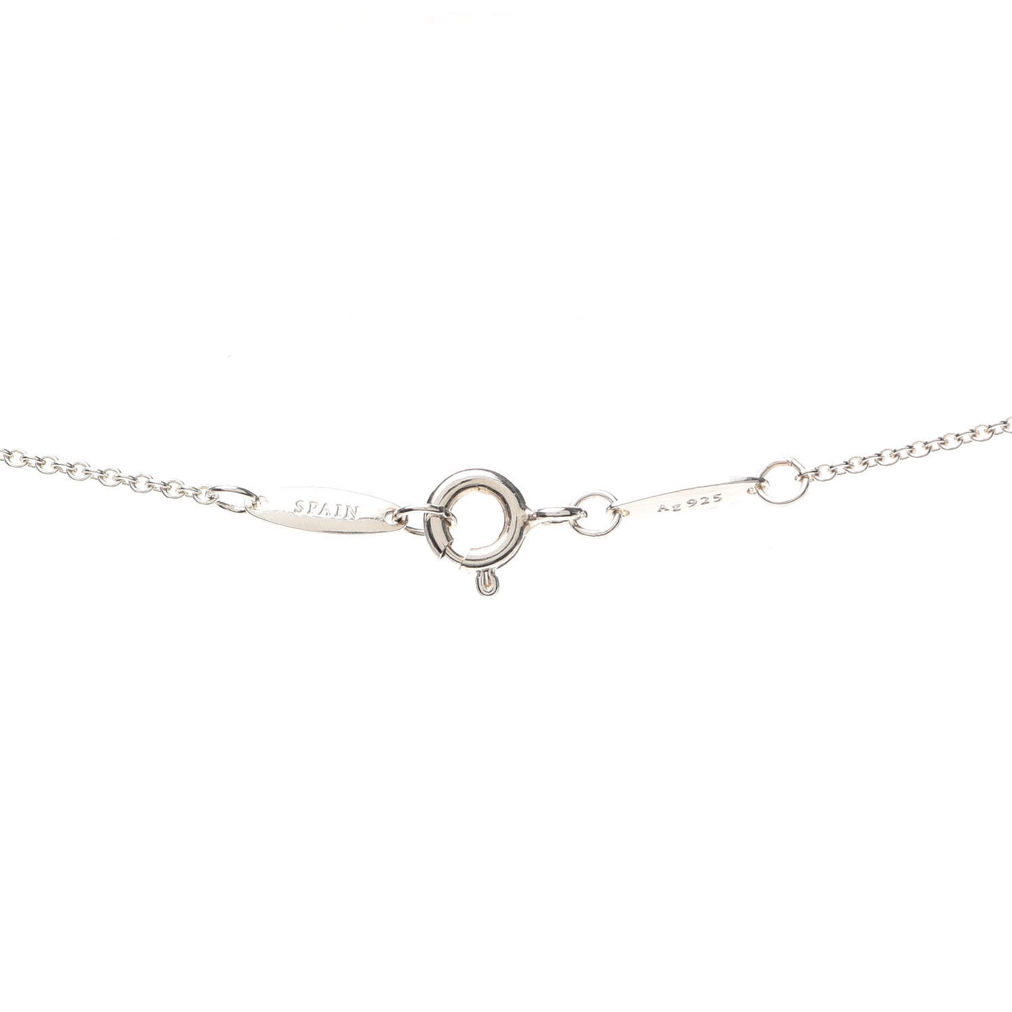 Sterling Silver Diamond 12mm Elsa Peretti Starfish Pendant Necklace