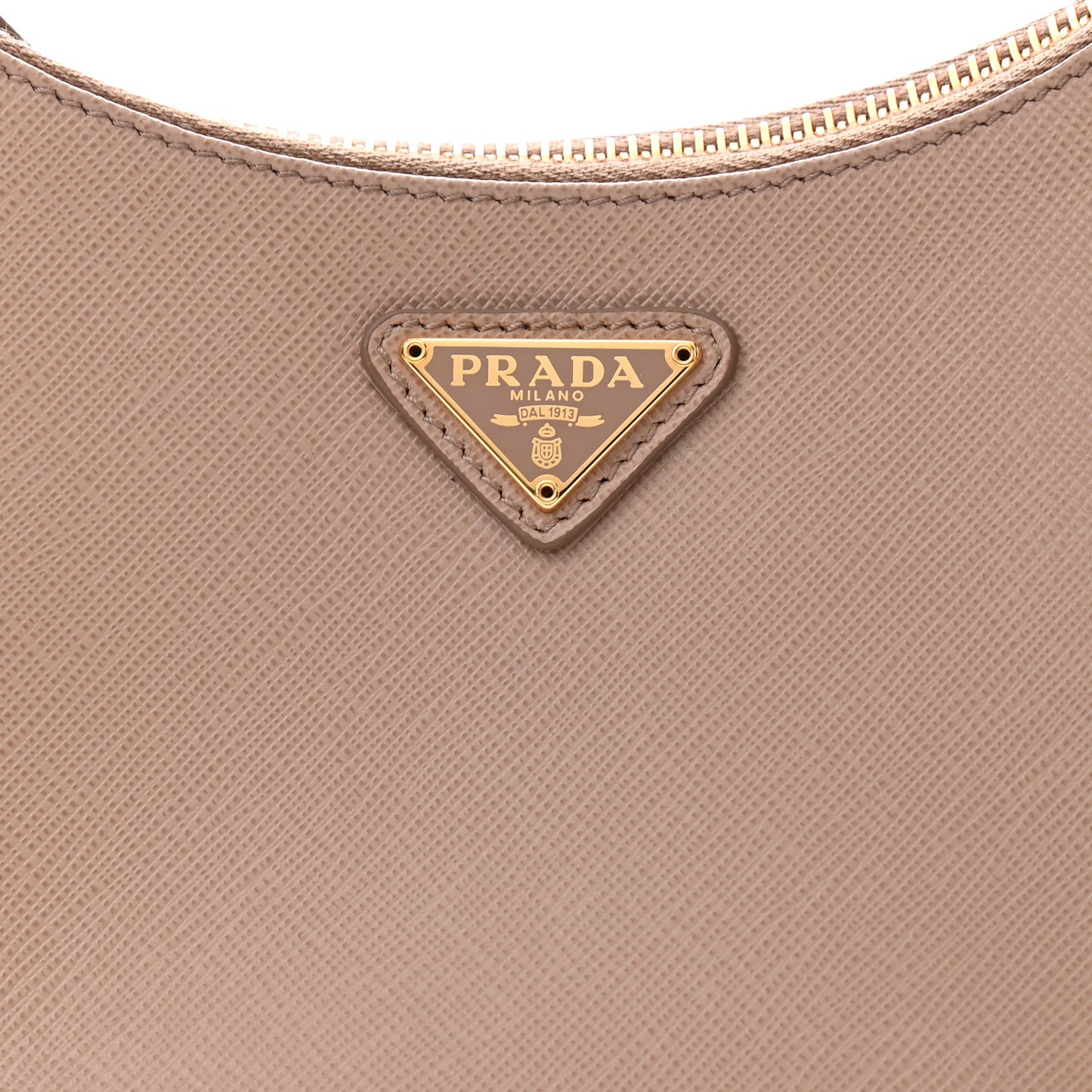 Saffiano Re-Edition 2005 Shoulder Bag Cammeo Beige