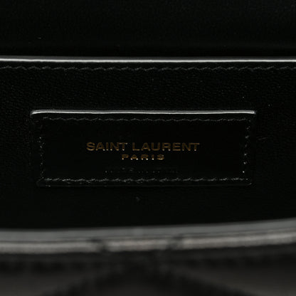 Saint Laurent Lambskin Matelasse Monogram June Box Bag Black 6 of 9