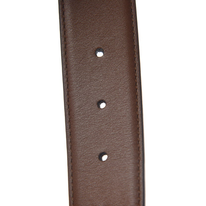 Gucci Calfskin Interlocking G 37mm Belt 85 34 Nut Brown 6 of 7