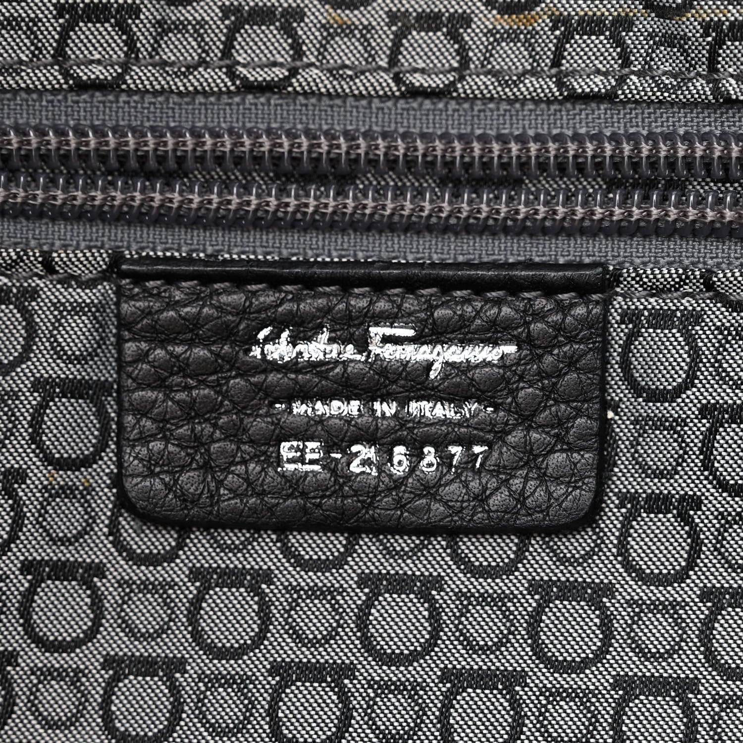 Salvatore Ferragamo Grained Calfskin Gancini Flap Shoulder Bag Black 6 of 10
